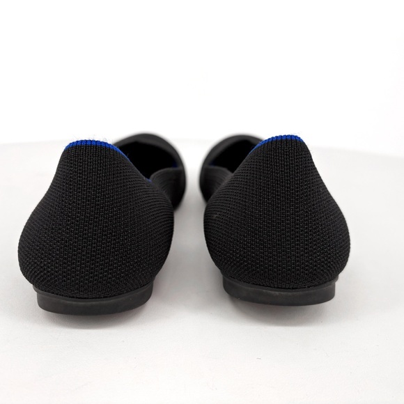 ROTHY'S The Flat Black Solid Knit Ballet Flats 6.5 - Picture 12 of 16
